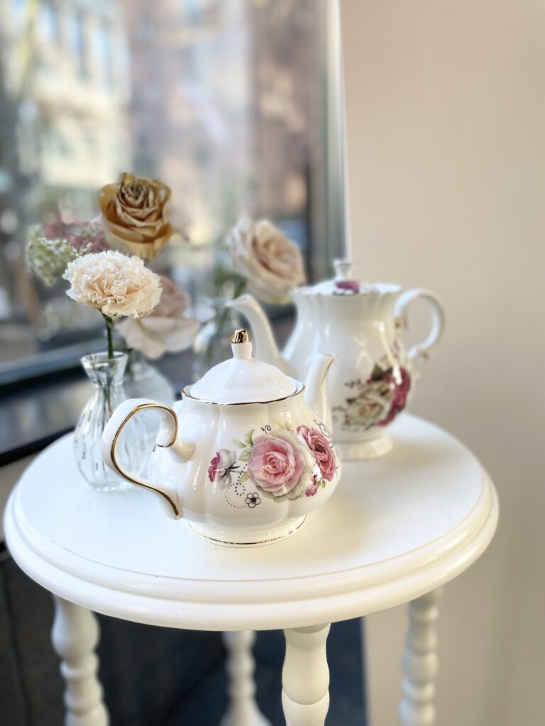 Teacups and Florals at Bridgerton-Themed Bridal Shower
